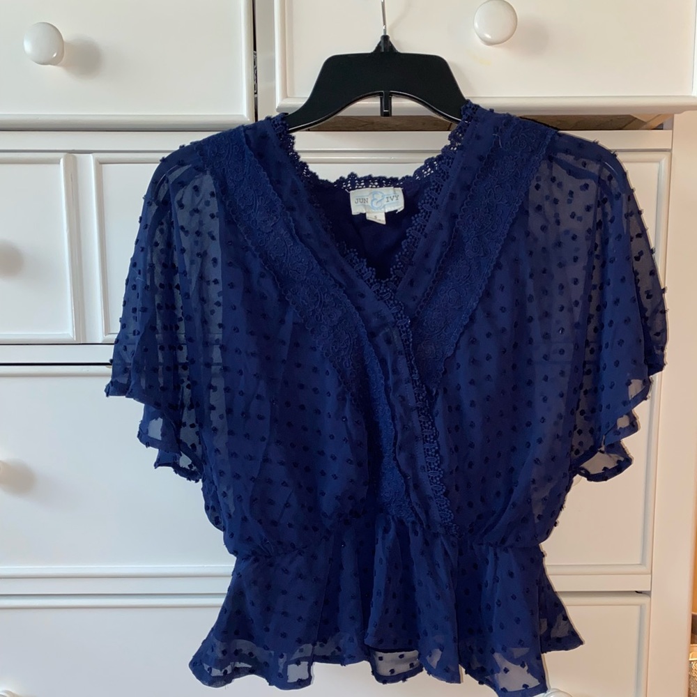 Navy top